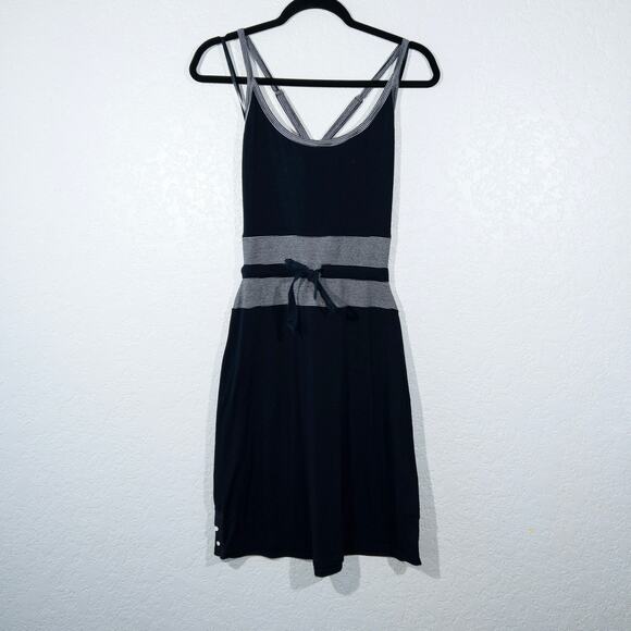 Converse Navy Blue Striped‎ Cross Back Dress Size XS - Picture 1 of 6